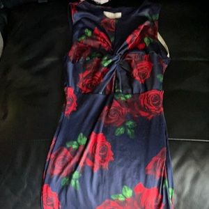 Fancy rose dress. Perfect for formal dinner dates!